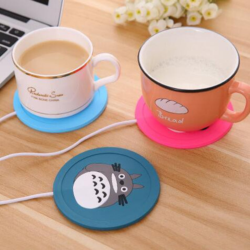 USB Tassenwärmer aus Silikon für Schreibtisch