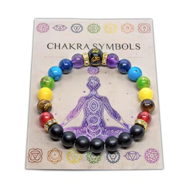 7 Chakra Armband mit Bedeutung für Männer und Frauen