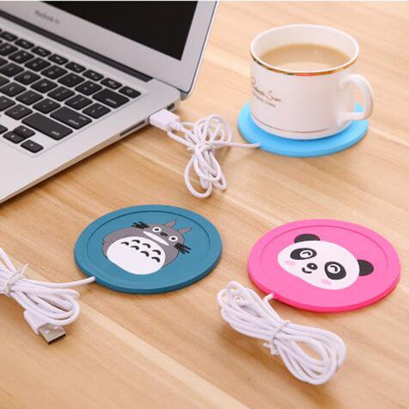 USB Tassenwärmer aus Silikon für Schreibtisch