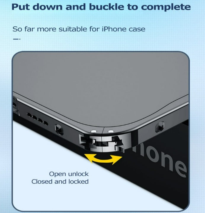 Luxus Metallrand, stoßfeste Handyhülle für iPhone