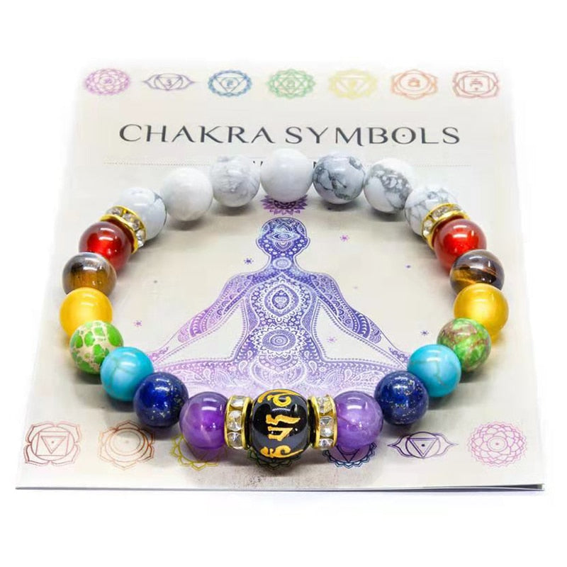 7 Chakra Armband mit Bedeutung für Männer und Frauen