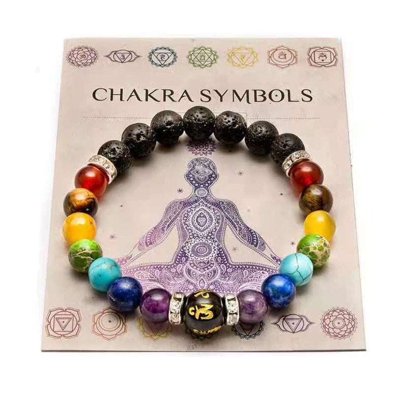 7 Chakra Armband mit Bedeutung für Männer und Frauen