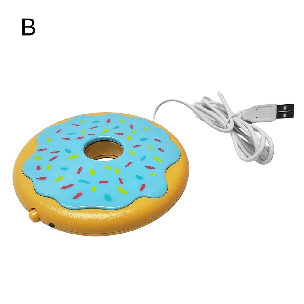 USB Tassenwärmer, Tee Kaffee Becher Wärmer für Büro/Zuhause, Donut Kekse Form