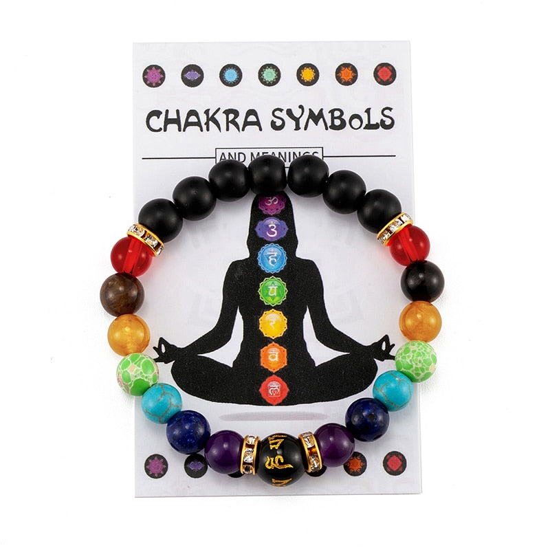 7 Chakra Armband mit Bedeutung für Männer und Frauen