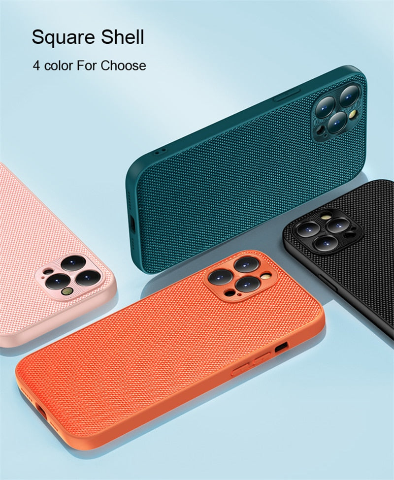 Luxus Nylonstoff Handyhülle für iPhone