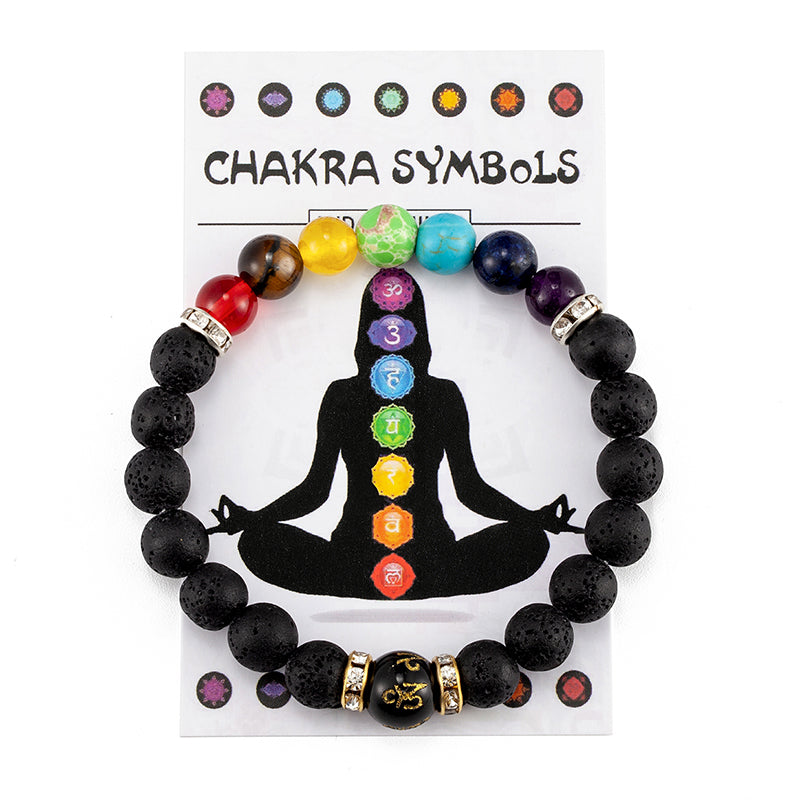 7 Chakra Armband mit Bedeutung für Männer und Frauen