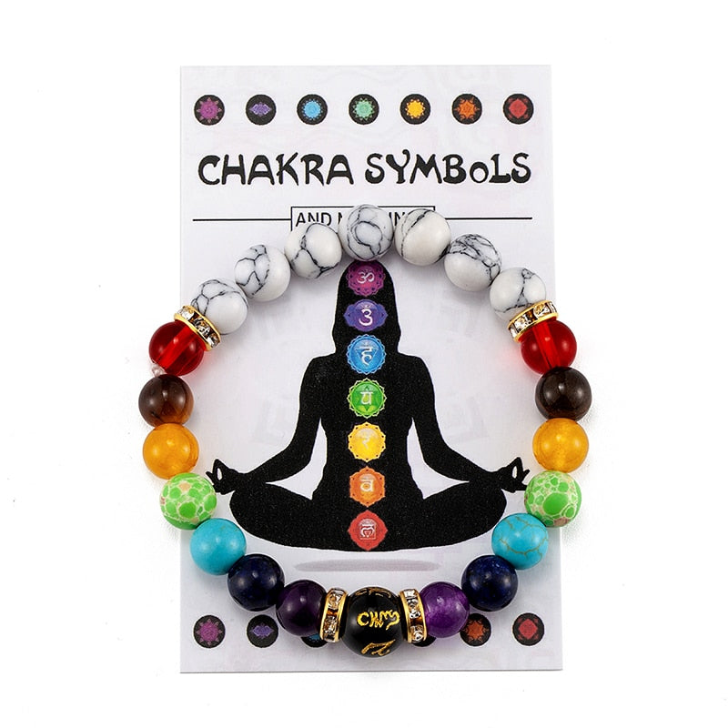 7 Chakra Armband mit Bedeutung für Männer und Frauen