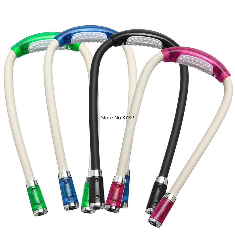 Flexible 4 LED Leselampe