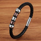 Fashion Edelstahl Char, Magnet Armband Leder für Männer