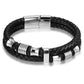 Fashion Edelstahl Char, Magnet Armband Leder für Männer