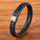 Fashion Edelstahl Char, Magnet Armband Leder für Männer
