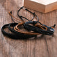 4Stk/ Set geflochtenes Wickelleder, Armbänder für Männer
