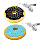 USB Tassenwärmer, Tee Kaffee Becher Wärmer für Büro/Zuhause, Donut Kekse Form