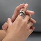 Klassischer Retro Gladiator Ring für Männer