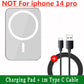 65W Magnetische drahtlose Autoladegeräthalterung, MagSafe kompatibel für iPhone 14/13/12 Serie, Schnellladung Auto-Alignment Air Vent Telefonhalter