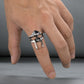 Klassischer Retro Gladiator Ring für Männer