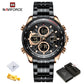NAVIFORCE Elegante Militär Armbanduhr für Herren