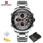 NAVIFORCE Elegante Militär Armbanduhr für Herren