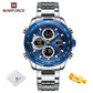 NAVIFORCE Elegante Militär Armbanduhr für Herren